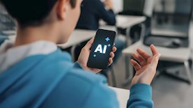 סטודנט עושה שימוש בבינה מלאכותית, צילום: אילוסטרציה, AI